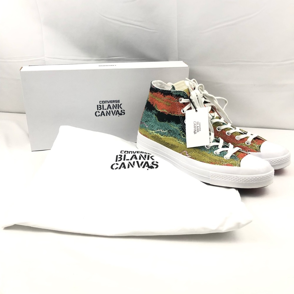 Converse Black Canvas CTAS Hi Chuck Taylor SZ 9